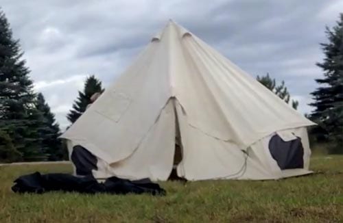 White Duck Outdoors Avalon Canvas Bell Tent