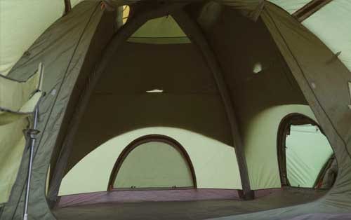 Inside Crua Tent