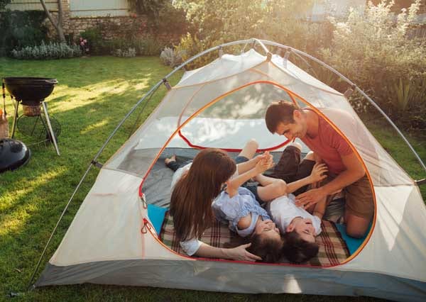 Children Camping