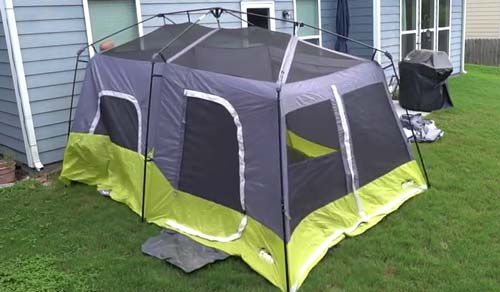 CORE 9 Person Instant Cabin Tent Setup opt07