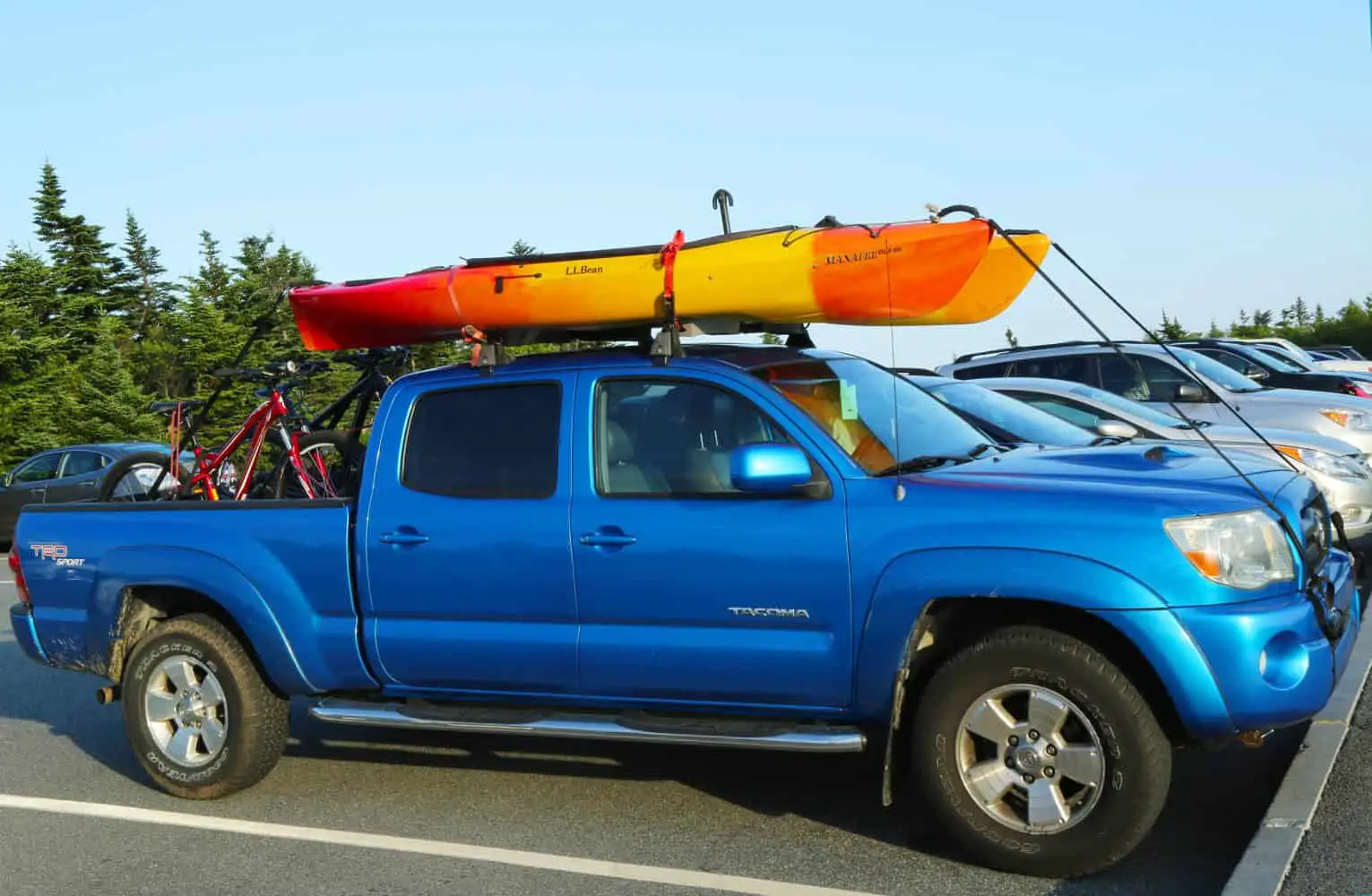 Kayak On Top Of Rack Roof Truck