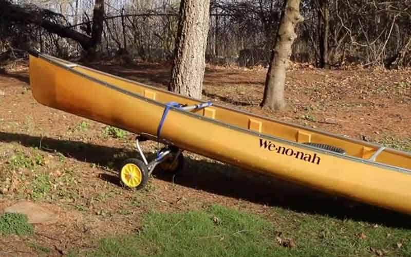 Wistar Canoe Cart Boat Kayak Canoe Carrier Dolly Trailer Tote Trolley Transport Cart Wheel Capacity 220 Pound 